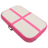 Inflatable Gymnastics Mat with Pump 60x100x10 cm PVC Pink 92649