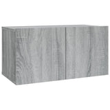 2 Piece TV Cabinet Set Grey Sonoma Engineered Wood 3120279