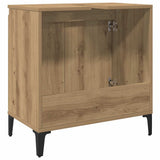 Sink Cabinet Artisan Oak 58x33x60 cm Engineered Wood 857118