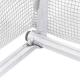 ZNTS Greenhouse with Steel Frame White 110 m² 22x5x2.3 m 3188103