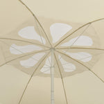 Beach Parasol Sand Yellow 300 cm 314715