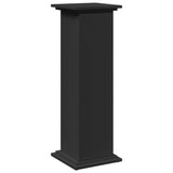 Display Stand with Storage Black 31x30x90 cm Engineered Wood 854608