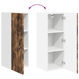 Wall Cabinet LUCCA Smoked Oak 30 x 31 x 80 cm Engineered Wood 885015