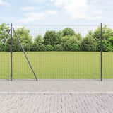 Welded Wire Fence with Concrete Base 10 x 1.5 m 3350972