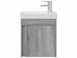 Bathroom Vanity Unit with Tap Grey Sonoma 40.5 x 22.5 x 62 cm 889526