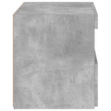 Bedside Cabinets with LED Lights 2 pcs Concrete Grey 50x40x45 cm 836770