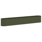 Raised Garden Bed Olive Green 280 x 40x 40 cm 8011701
