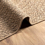 Rug ZIZUR 120x170 cm Jute Look Indoor and Outdoor 364839