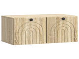 Wall-Mounted TV Cabinet Sonoma Oak 59.5 x 31 x 30 cm 898197