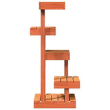 Cat Tree Wax Brown 45.5x49x103 cm Solid Wood Pine 847132