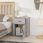 ZNTS Bedside Cabinet Grey Sonoma 50x36x60 cm Engineered Wood 816726
