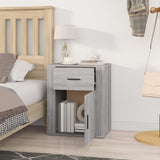 ZNTS Bedside Cabinet Grey Sonoma 50x36x60 cm Engineered Wood 816726