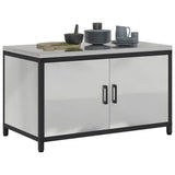 Kitchen Storage HATTEM Silver 90 x 50 x 53 cm Steel 875001