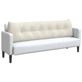 Back Pillow Cream 180 x 24 x 50 cm Velvet 42014583