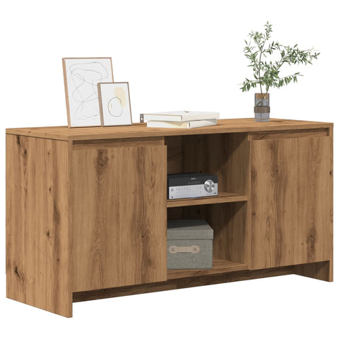 ZNTS TV Cabinet Artisan Oak 102x37.5x52.5 cm Engineered Wood 856783