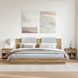 Bedside Cabinets 2 pcs Artisan Oak 40x30x39 cm Engineered Wood 856409