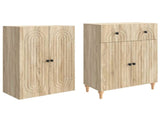 Cabinet Set 2 pcs 66 x 34.5 x 90 cm Engineered Wood 3416486