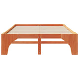 Bed Frame Brown 150 x 200 cm Solid Pine Wood 872985