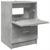 Sink Cabinet Concrete Grey 40x37x59 cm Engineered Wood 848104