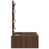Dressing Table Brown 60 x 40 x 70 cm Engineered Wood 865223