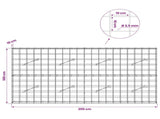 Gabion with 3.5 mm Wire and 10x10 cm Mesh 200x10x100 cm 3463006