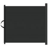 Retractable Pet Gate Black 117.5x125 cm 4004133