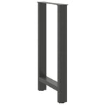 ZNTS Coffee Table Legs Anthracite 2 pcs 40x cm Steel 4013326