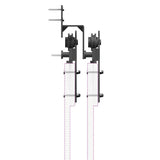 Sliding Door Hardware Kit 200 cm Steel Black 3295722