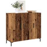 Sideboard Old Wood 90x34x80 cm Engineered Wood 857314
