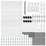 Welded Wire Fence with Concrete Base 100 x 1.6 m 3353885