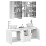 Bathroom Cabinet Set 4 pcs White 103.5 x 15.5 x 70 cm 3406343