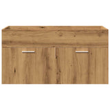 5 Piece Bathroom Furniture Set Artisan Oak Engineered Wood 3328604