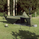 Family Tent Tipi 8-Person Olive Green Waterproof 4009449