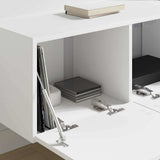 TV Wall Cabinet White 78.5 x 31 x 29.5 cm Engineered Wood 892209