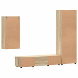 TV Cabinet Set FLORIN 3 pcs Sonoma Oak Engineered Wood 3397946