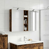 Bathroom Cabinet Set 3 pcs 120 x 14.5 x 70 cm Engineered wood 3403756