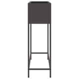 Raised Garden Planter Black 100 x 26 x 82 cm Steel 865876