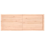 ZNTS Wall Shelf 160x60x cm Untreated Solid Wood Oak 363594