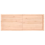 ZNTS Wall Shelf 160x60x cm Untreated Solid Wood Oak 363594