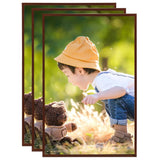 Photo Frames Collage 3 pcs for Wall or Table Bronze 70x90cm MDF 332236