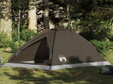 Camping Tent Dome 2-Person Brown Waterproof 4009634