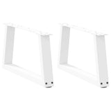 Coffee Table Legs V-Shape 2 pcs White 60x cm Steel 4012533