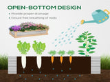 Raised Garden Flower Bed Kit with Greenhouse 32350508