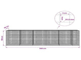Gabion with 3.5 mm Wire and 5x5 cm Mesh 550x30x150 cm 3462269