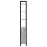 Book Cabinet Grey Sonoma 40 x 24 x 161 cm Engineered Wood 883853