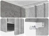 Bathroom Cabinet Set 3 pcs Concrete Grey 49 x 44.5 x 65 cm 3405750