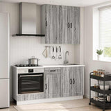 Kitchen Unit KALMAR 5 pcs Grey Sonoma Engineered Wood 3438251