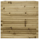 Garden Planter 70x70x68.5 cm Impregnated Wood Pine 3282478