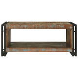 Coffee Table Multicolour 90 x 50 x 38 cm Solid Reclaim Wood 4104717