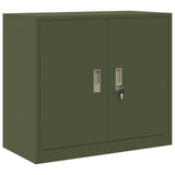 Storage Cabinet Olive Green 80 x 40 x 70 cm Steel 891680